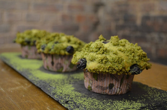 Moist Matcha Blueberry Muffins - MEISŌ®