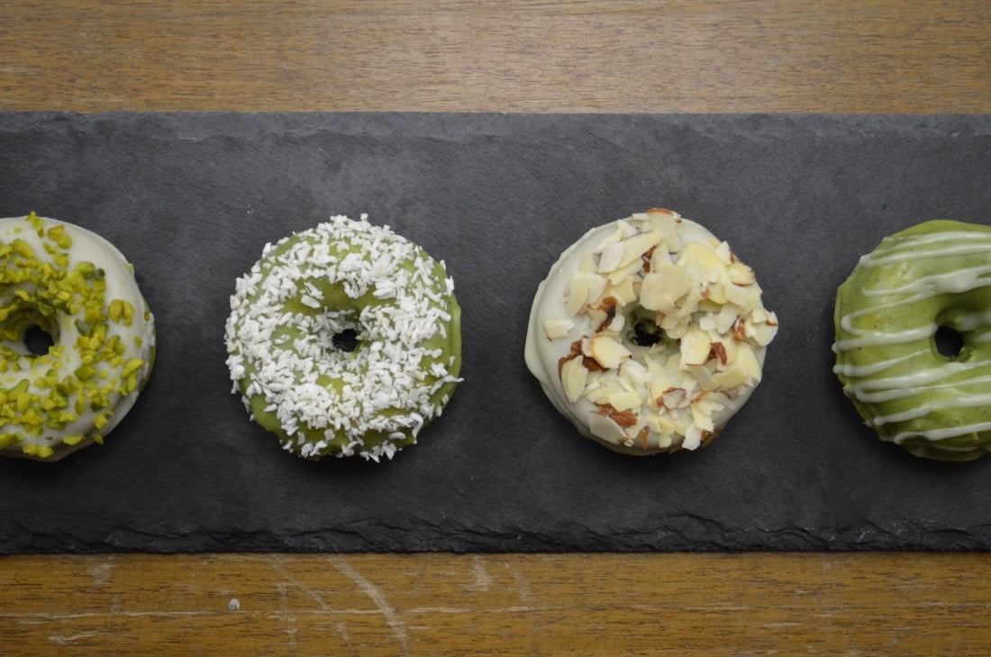 Baked Matcha Donuts with White Chocolate Glaze - MEISŌ®
