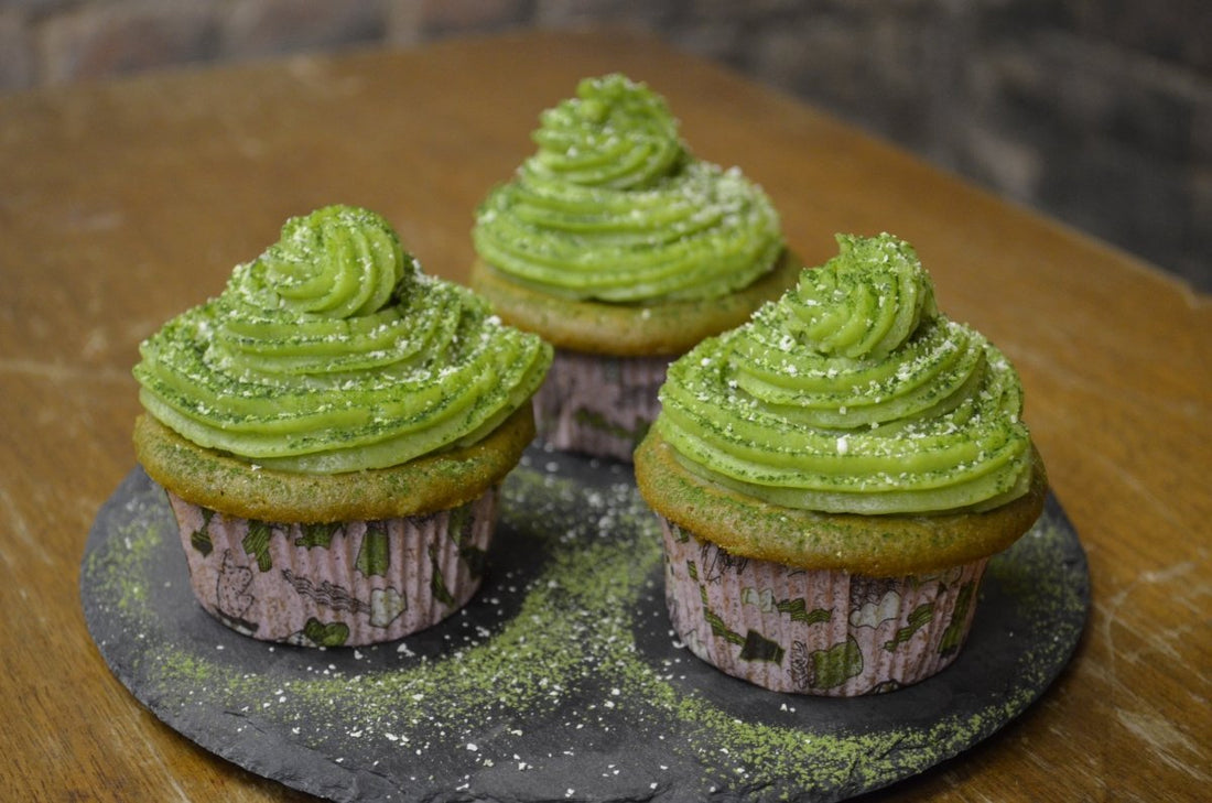 Fluffy Matcha Cupcakes with Creamy Matcha Buttercream Frosting - MEISŌ®
